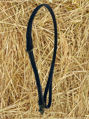 Repurposed equestrian leather dog lead